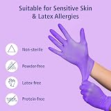 Meditrade Nitrile Viola Examination Gloves Large 8-85 Violet Powderfree view 2