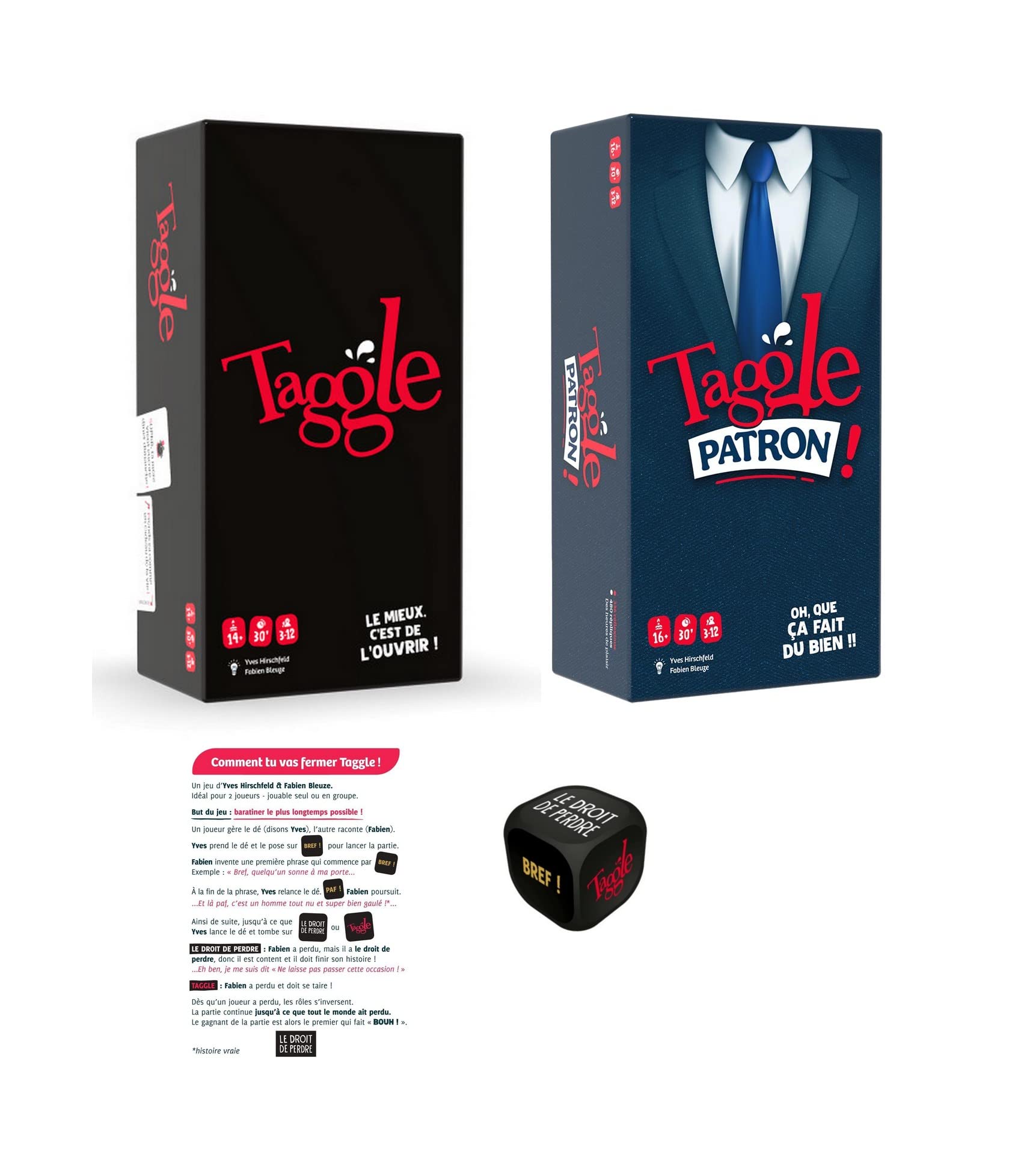 Blumie Shop Set of Taggle + Taggle Pattern French Version + 1 Mini Game "How Tu Vas Tu Vas Close Your Gueule" (Taggle + Pattern)