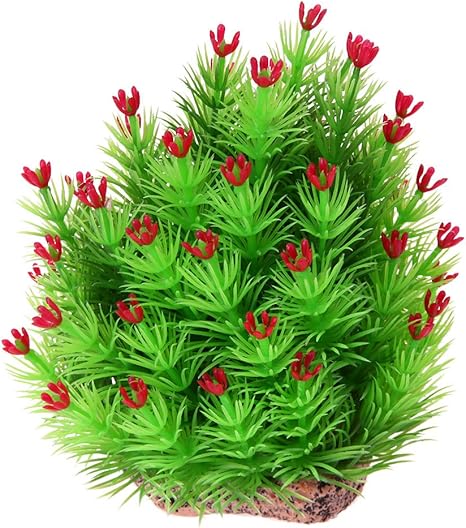 Amazon Com Yarr Store Aquarium Fish Tank Decor Green Artificial