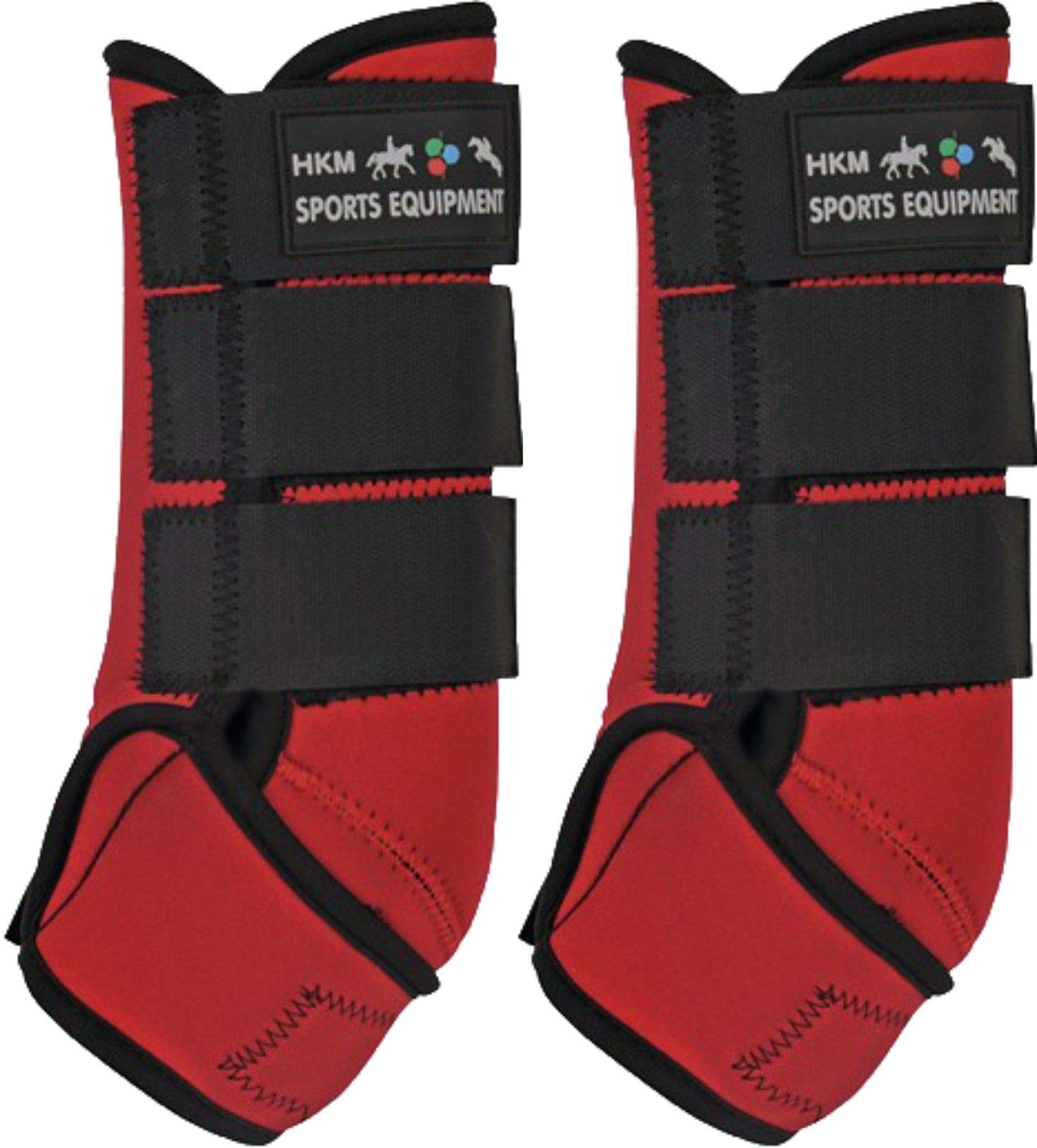 HKM Gaiters/Feet Boots Red/Black XL