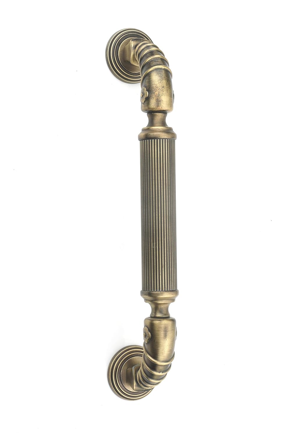 GLOVEER Brass Door Handle (Standard Size, Antique Brown) Made in India