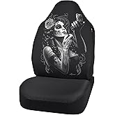 BELL Automotive 22-1-70274-9 David Gonzales Art Skin Deep Seat Cover, Rugged and Durable, 1 Seat Cover, Safety Stitch Airbag Compatible