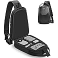 PEKREWS Mini 4K Case, Portable Mini 2 SE Backpack Compatible with DJI RC N1 Controller, Travel Drone Bag for Charging Hub and 3 Batteries, Waterproof RC N1 Carrying Case for DJI Drone Accessories