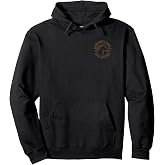 Saddleback Supply Circle Reign Solid Brown Logo Pullover Hoodie