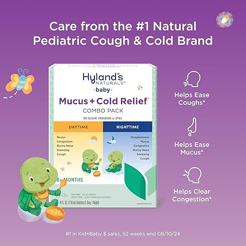 Hyland's Baby Mucus and Cold Relief, Day and Night Value Pack