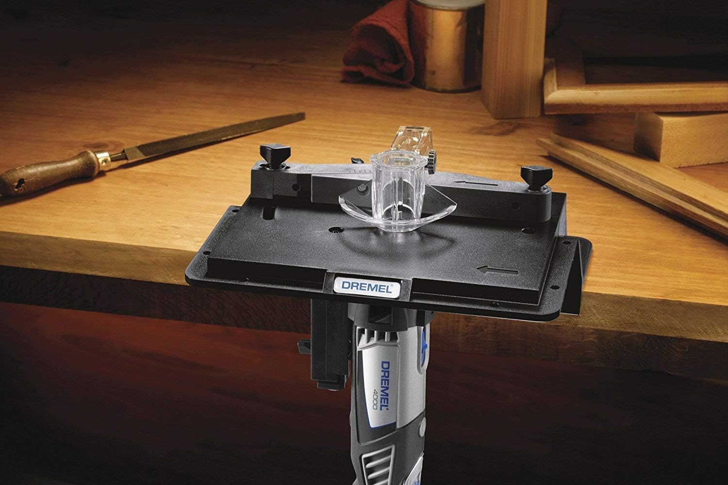 Dremel 231 Portable Rotary Tool Shaper and Router Table- Woodworking Attachment Perfect for Sanding, Shaping, and Trimming Edges - Power Rotary Tool Accessories - 