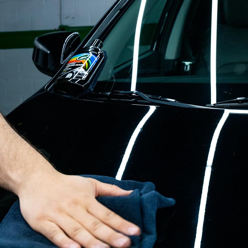 Color Magic, Farbauffrischende Autopolitur, Jet Black, Entfernt leichte Kratzer, verstärkt die Lackfarbe, sorgt für Showroom-Glanz und Autowachs-Schutz, 500 ml, 1er-Pack