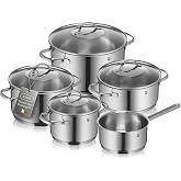 WMF Provence Plus Cromargan Pot Set, Silver, 5-Piece