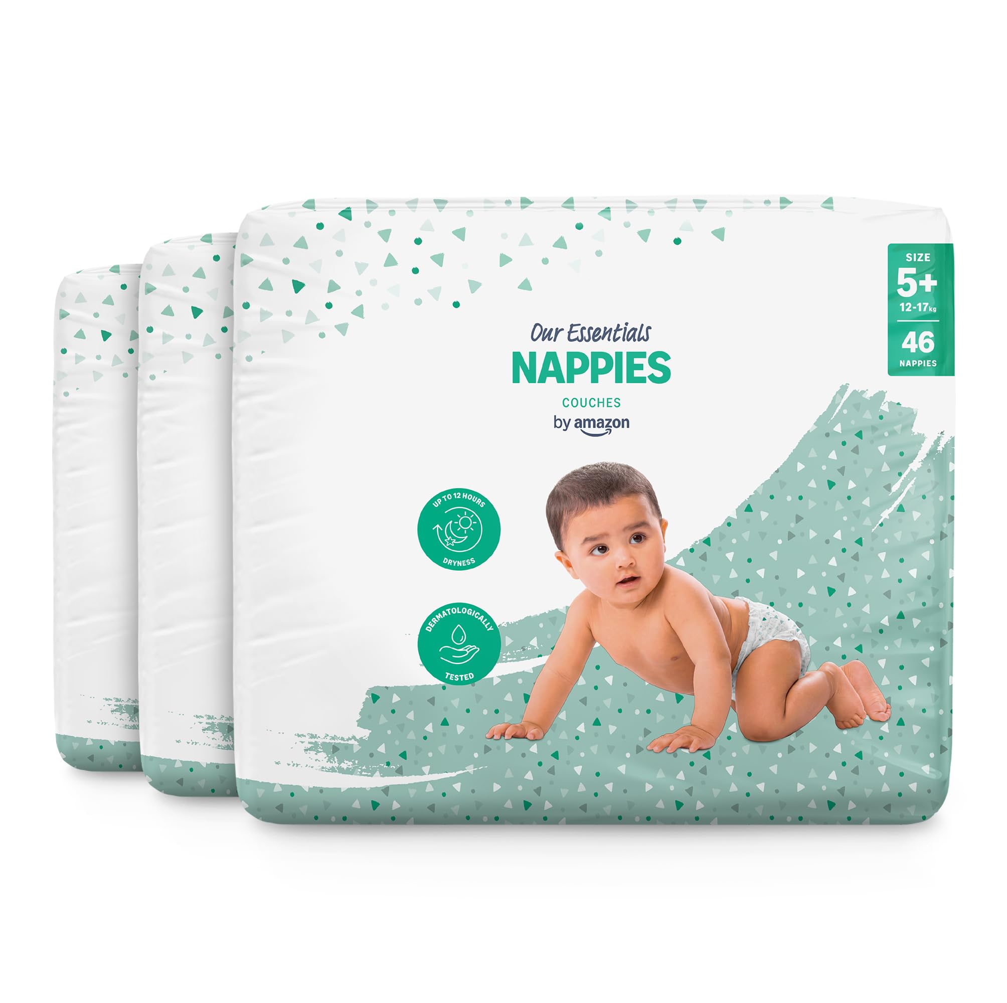 by Amazon Nappies - Size 5+ (1...