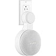 Caremoo Google Nest Mini Wall Mount Holder, Space-Saving Design Outlet Mount, Perfect Cord Management for Google Nest Mini 2n