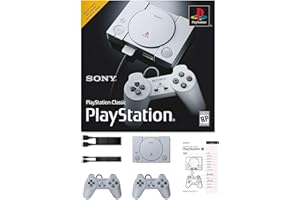 ZAROBO Sony PlayStation Classic Console Holiday 20 Games Bonus Bundle