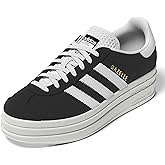 adidas Womens Gazelle Bold Black White Size 8