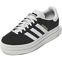 Amazon.com | adidas Women's Gazelle Bold Shoes Sneaker, Core Black/Bold Gold/Cloud  White, Size 8 | Fashion Sneakers