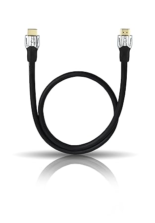 Oehlbach Matrix Evolution | High Speed Ethernet HDMI Kabel | 4k Ultra HD 60Hz, 2160p | 21:9 Cinema, 3D, HDR, 18Gbit/s | SPOFC
