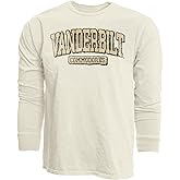 Blue 84 NCAA Unisex-Adult NCAA Officially Licensed Long Sleeve T-Shirt Ivory Dyed Ringspun Vintage