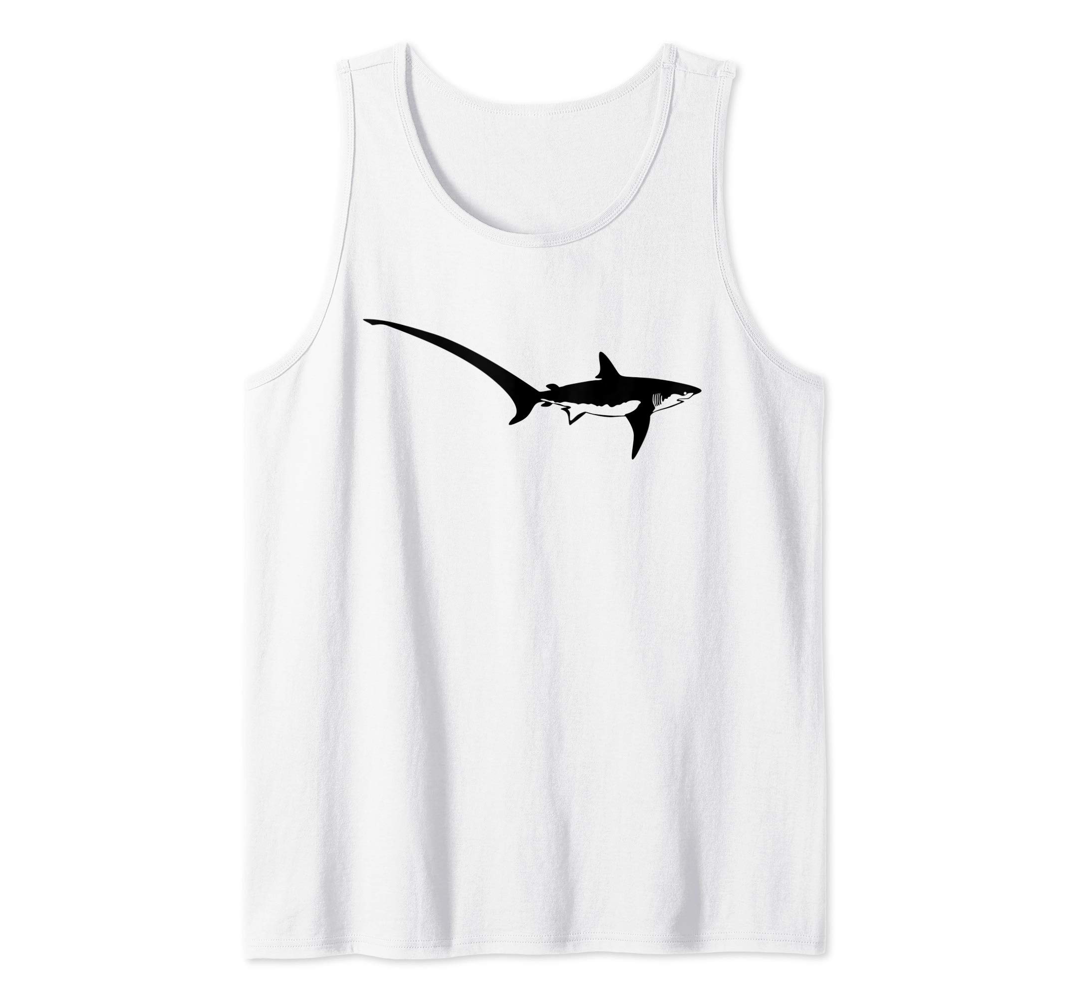 Photo 1 of Thresher Shark Silhouette Simple Shark Design Tank Top s 