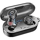 TOZO T10 Bluetooth 5.0 Wireless Earbuds with Wireless Charging Case IPX8 Waterproof Stereo Headphones in Ear Built in Mic Hea