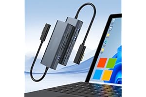 11-in-1 MS Surface Pro Docking Station, New Surface Dock 4K@60HZ HDMI, Surface Docking Station for Surface Pro 11/10/9/8/X/7/