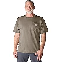 Carhartt ★Loose Fit Heavyweight Short-Sleeve Pocket Regular Carhartt Mens Loose Fit Heavyweight Short-sleeve Pocket Work