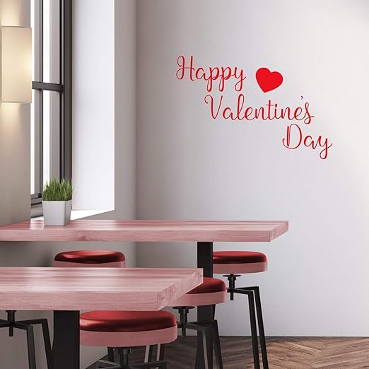 Amazon Com Valentines Day Vinyl Wall Art Decal Happy