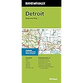 Rand McNally Folded Map: Detroit and Southeastern Michigan Regional Map