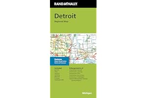 Rand McNally Folded Map: Detroit and Southeastern Michigan Regional Map