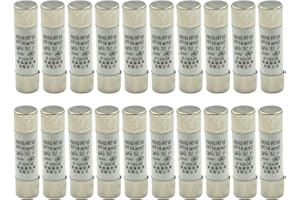 Hxchen 500V 32A R015 RT18 RT14 Fast Blow Ceramic Fuse Links 10 x 38mm/0.4" x 1.5" (3/8" x 1-1/2") - (20 Pcs)