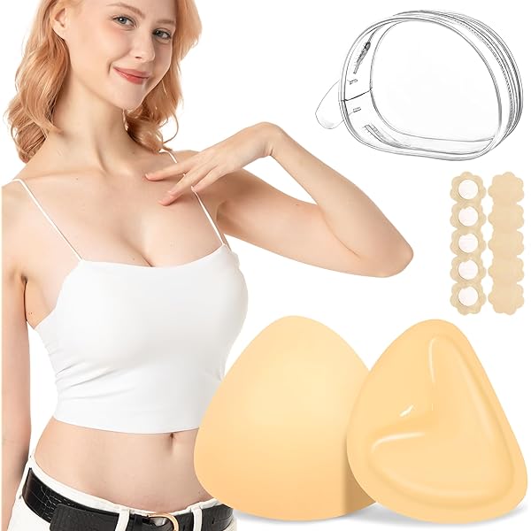 Accessoire Lingerie Femme 3 Paires Coussinets Soutien-gorge TopBine - Rembourrage Confortable Pour Sport Et Bikini Confort Naturel - 2