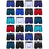 CONKEND Mens Boxer Briefs Cotton Underwear Short Leg Comfy Breathable Sport Short Leg Boxer Briefs