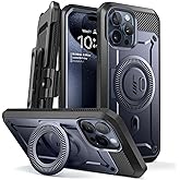 SUPCASE for iPhone 15 Pro Max Case with Screen Protector, [Compatible with MagSafe] [Built-in Stand & Belt Clip] Heavy Duty Shockproof Rugged Magnetic Phone Case for iPhone 15 Pro Max, Mountain