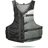 Stohlquist Kids Life Jacket 50-90 lbs - Coast Guard Approved Life Vest - Type III PFD for Boys and Girls - Secure &amp; Adjustable Fit for Swimming, Boating &amp; Water Sports