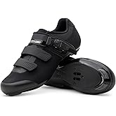 Tommaso Strada 200 SPD & Peloton Shoes for Mens Bikes—2 in 1 Cycling Shoes—Install Your Own Delta or SPD Cleats for Road Bikes, Indoor Cycles or Most Mens Bicycles—with Buckle—Size 10US—43EU