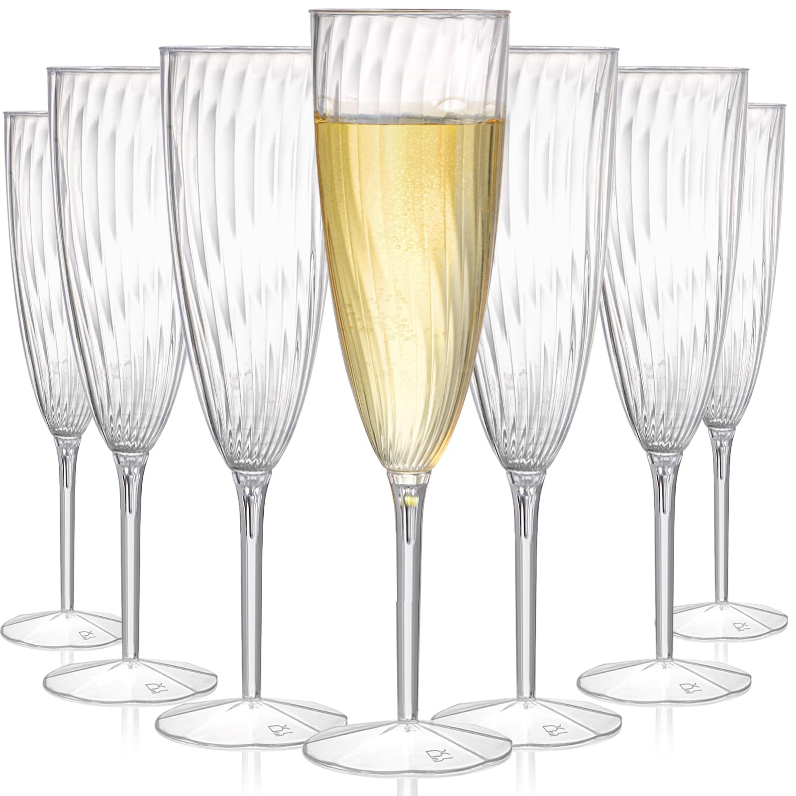 Photo 1 of ***Factory seal***
Tebery Pack Clear Plastic Champagne Flute Mimosa Flutes, 6Oz Disposable Wine Cocktail Glasses for Home Daily Life Party Wedding Toasting Drinking
