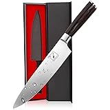 Imarku Japanese Chef Knife - Pro Kitchen Knife 8 Inch Chef's Knives High Carbon Stainless Steel Sharp Paring Knife with Ergon