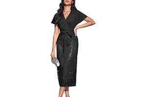 GRACE KARIN Women's Work Pencil Dress Wedding Guest Office Dresses Cocktail Party Long Sleeve