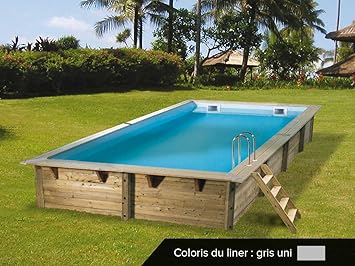 Ubbink Piscine Bois Linéa 650 X 350 X 140 M Liner