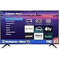 Westinghouse Roku TV - 40 Inch Smart, 1080P LED Full HD with Wi-Fi Connectivity and Mobile App, Flat Screen Compatible with Apple Home Kit, Alexa and Google Assistant