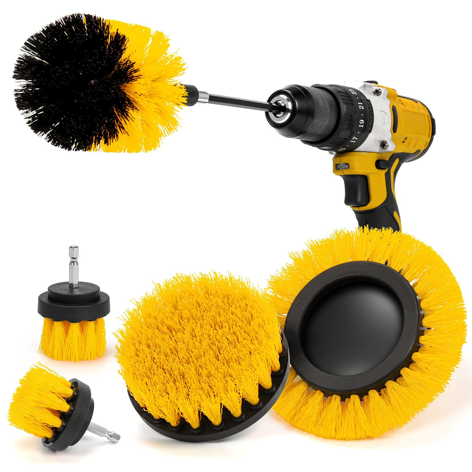 AstroAI Drill Brush Attachment Set 6 Piece Power