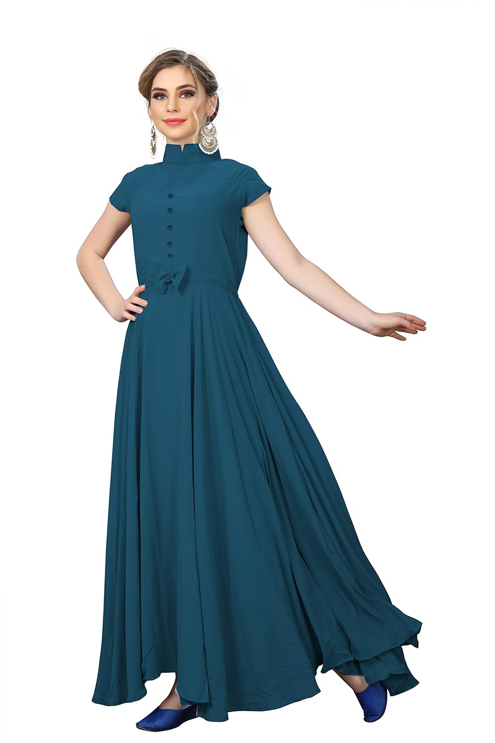 plain one piece gown