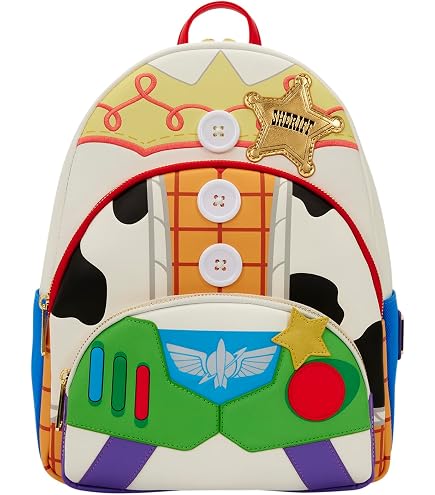 Loungefly: Toy Story, Woody Cosplay Mini Backpack : Clothing, Shoes & Jewelry