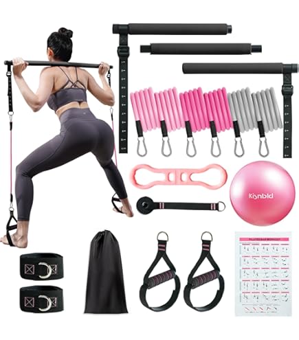 Elastico Pilates Bande Elastiche Fitness - Set 3 Pezzi Con Diversi Livelli Di Resistenza Per Palestra Elastici Palestra