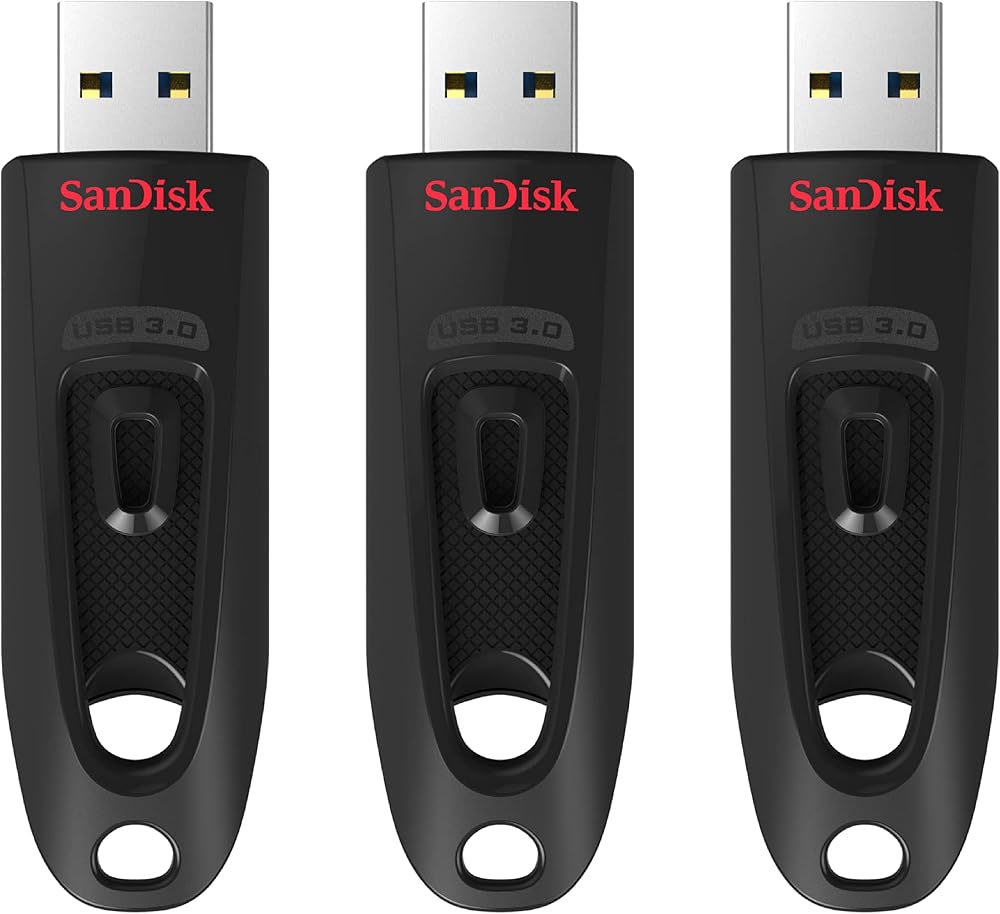 SanDisk 32GB Ultra USB 3.0 Flash Drive 130MB/s Password Protection Pack