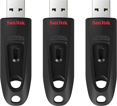 SanDisk 32GB Ultra USB 3.0 Flash Drive 130MB/s Password Protection Pack