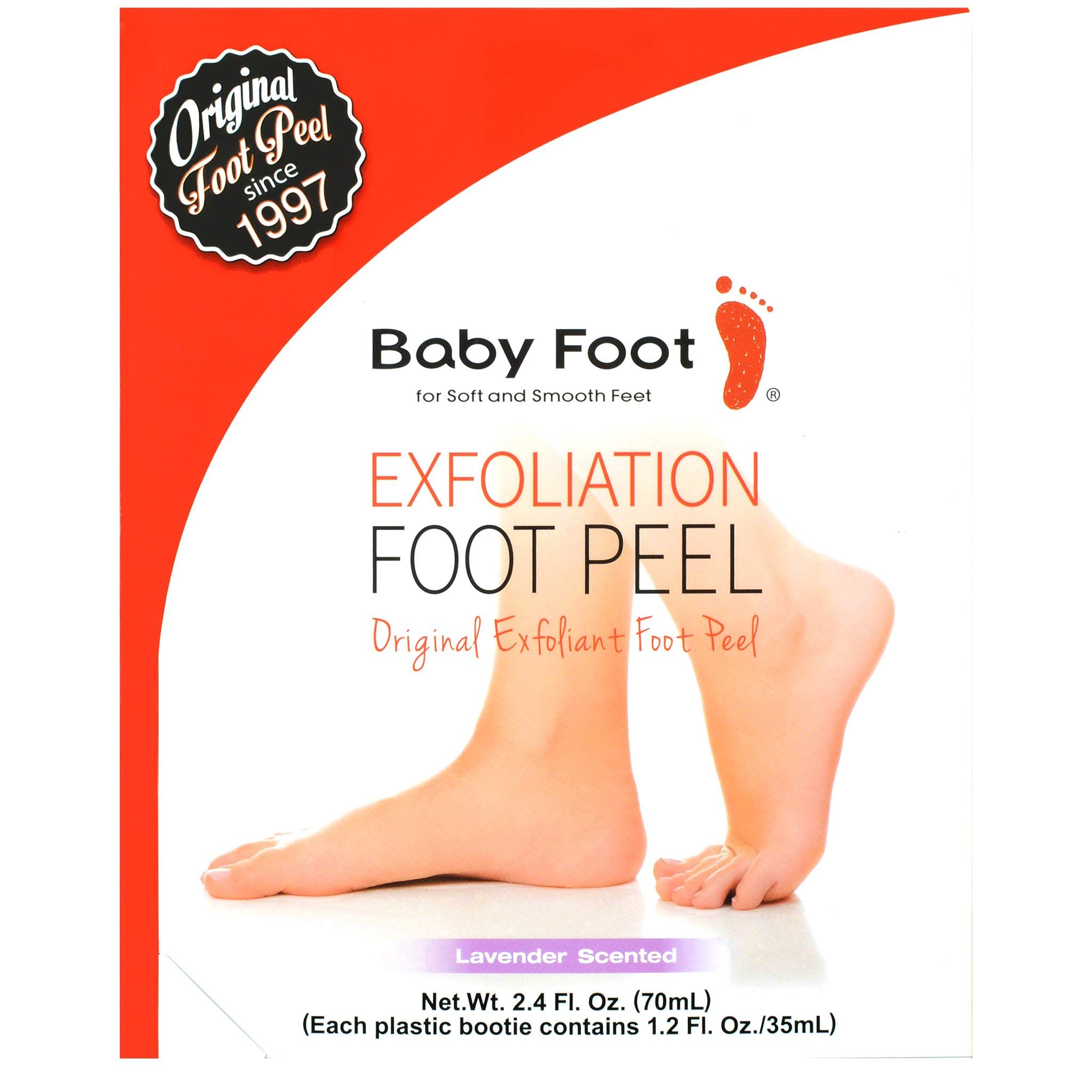 Amazon.com: Baby Foot Lavender Scent Exfoliant Foot Peel, 2.4 Fl OZ ...