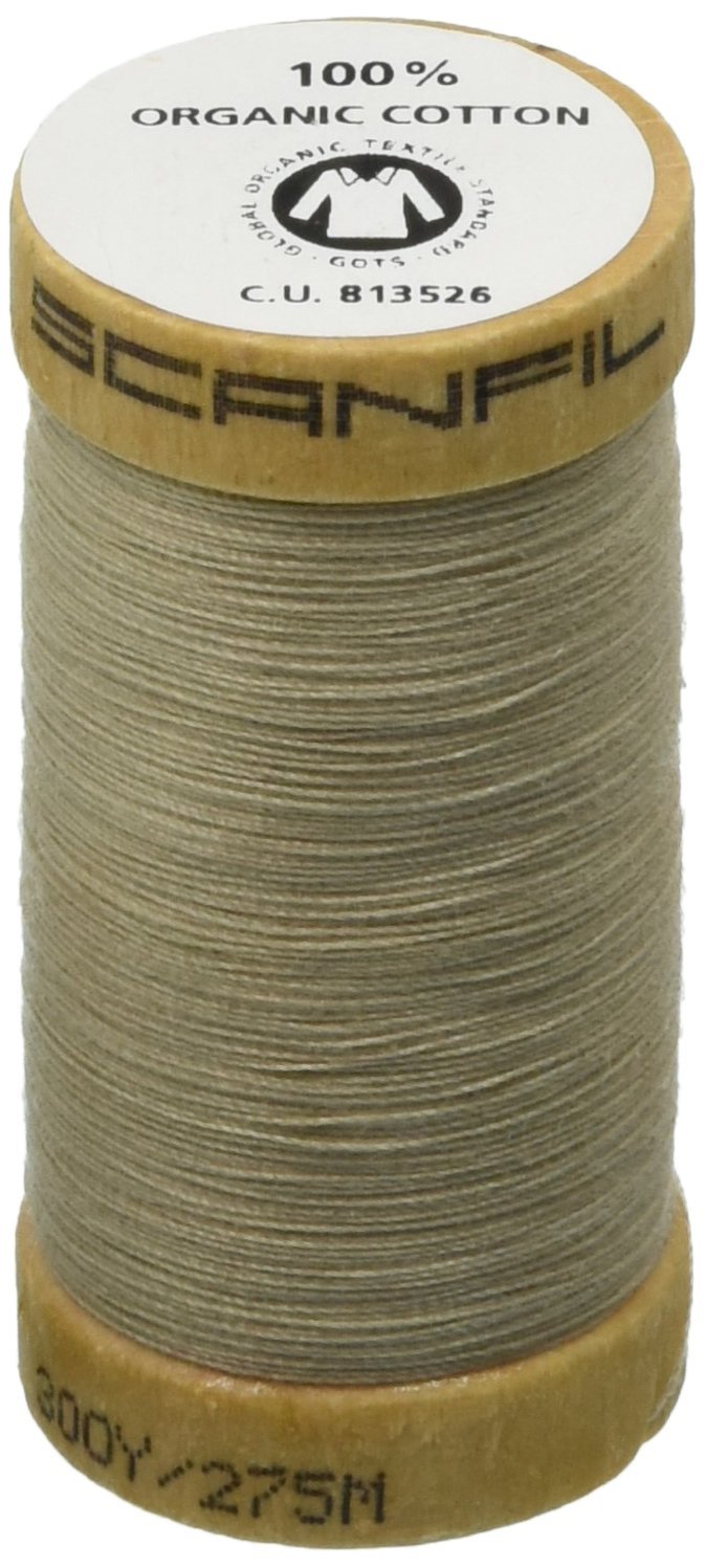 YLI Corporation 300 yd Organic Cotton Thread, Wheat