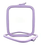 Nurge Lila Plastic Square Embroidery Hoop, Cross