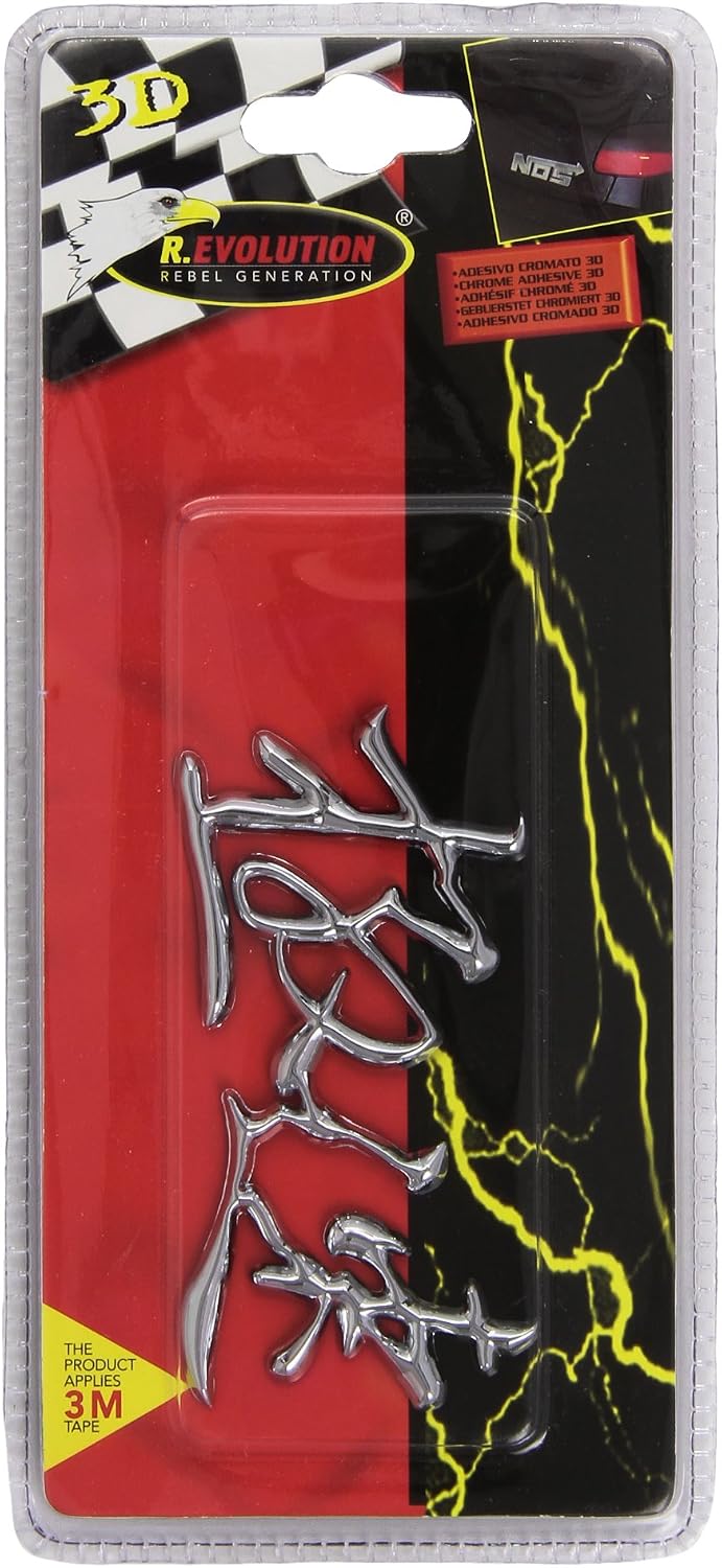 Bottari SpA Chrome 3D Sticker 17630, Chrome Finish
