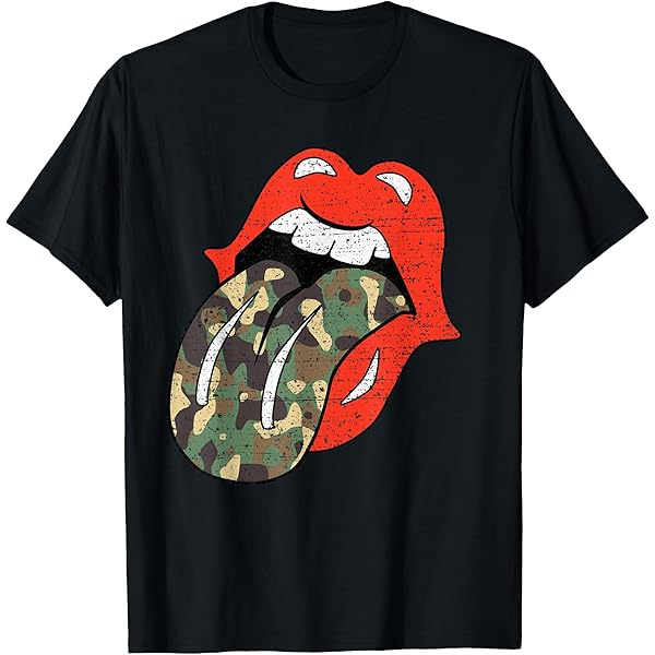 Waffle Knit Shacket Red Lips Leopard Distressed Print Tongue T