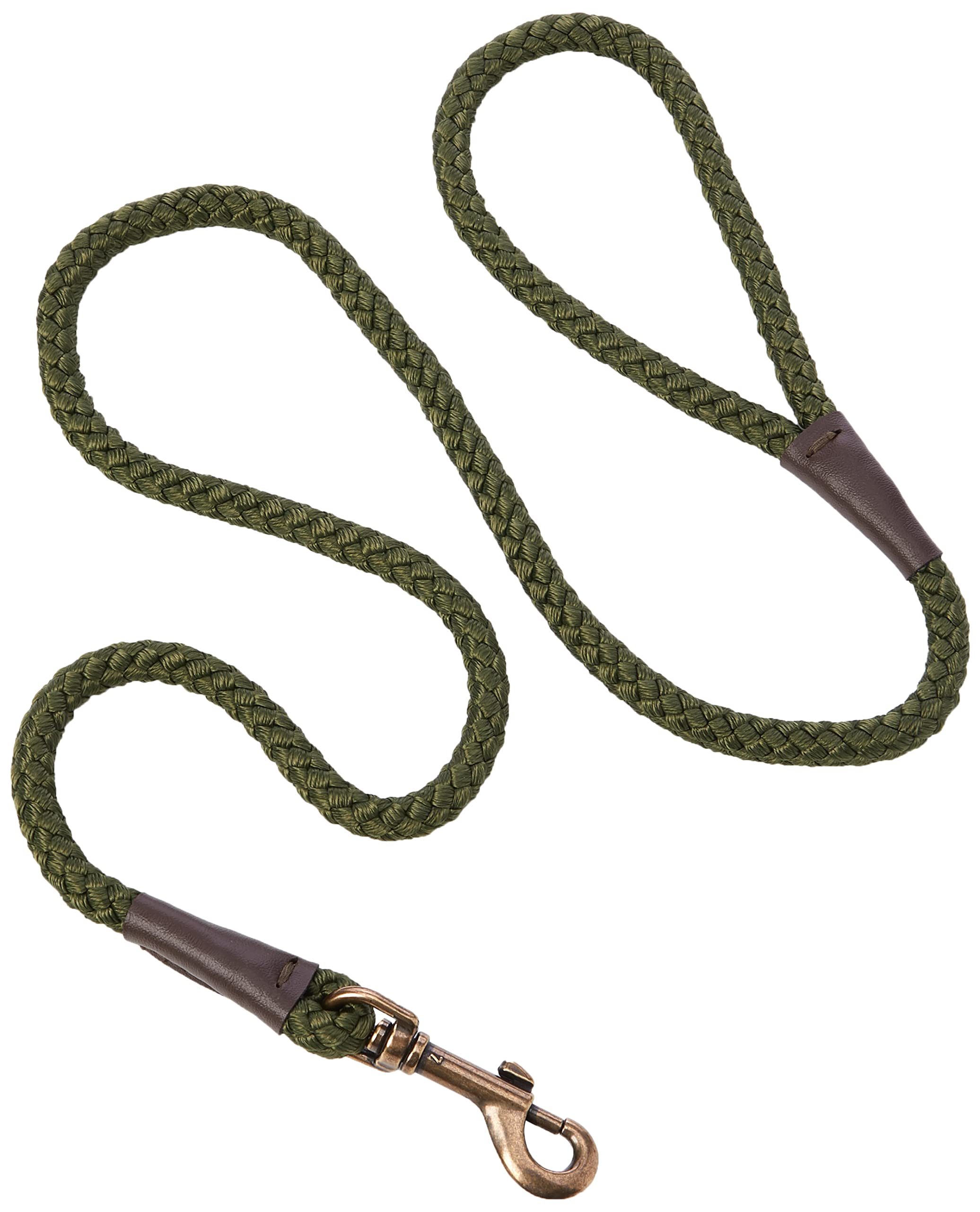 Ancol Heritage Nylon Rope Lead Green 1.07m X10mm Sz 1-3
