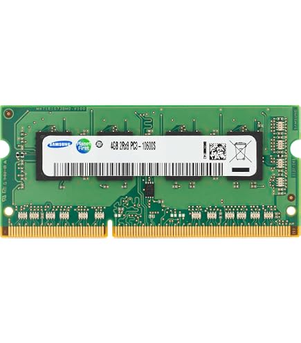 4GB (1X4GB) DDR3 1333MHZ PC3-10600 2Rx8 1.35V 204-PIN NON-ECC